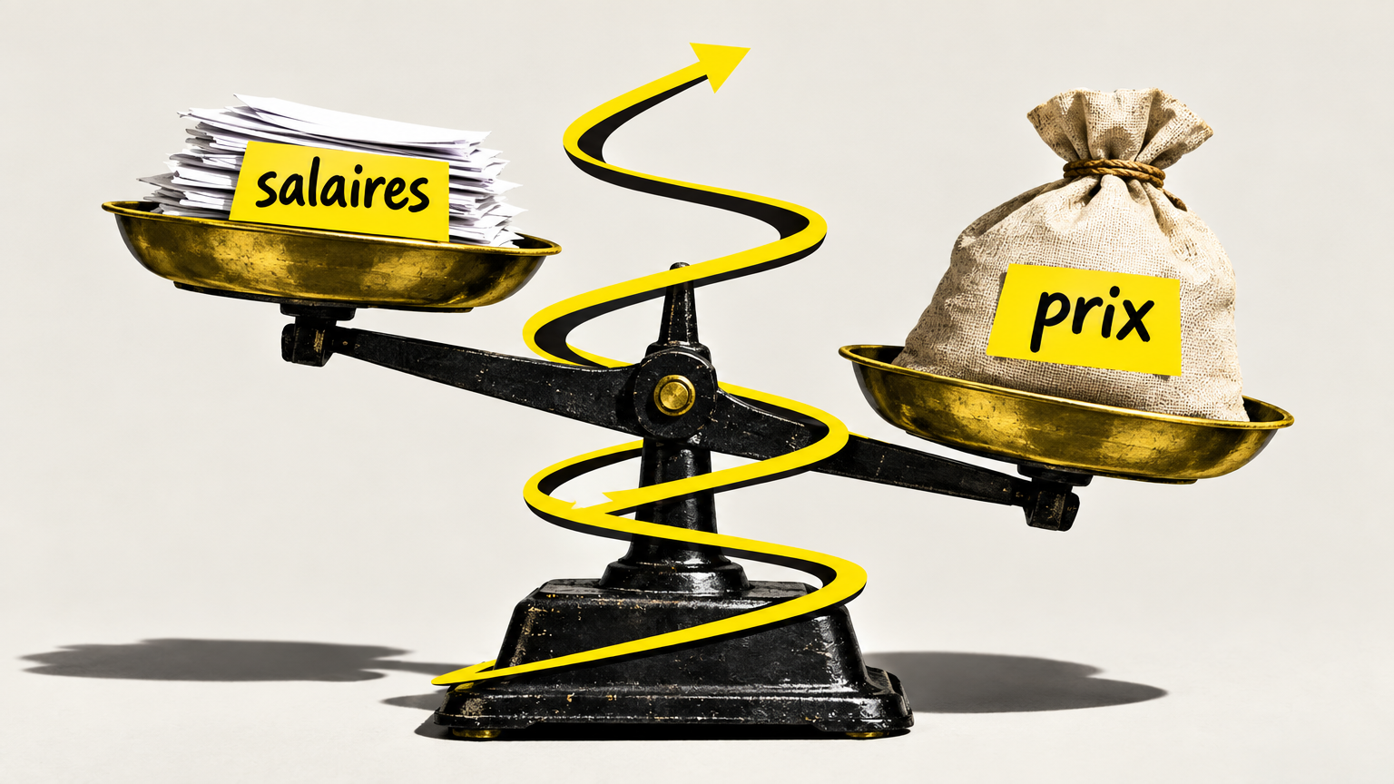 Balance symbolique salaires vs prix